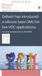 Mobile Screenshot of deltechresins.com